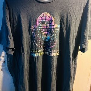 Smokey the bear short sleeve super soft  tshirt
